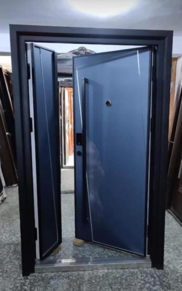 Modern Turkish Security Door it features a durable construction, often built with a steel frame and composite surface