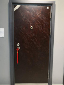 Residential Steel Security door, likely an Exterior entry door