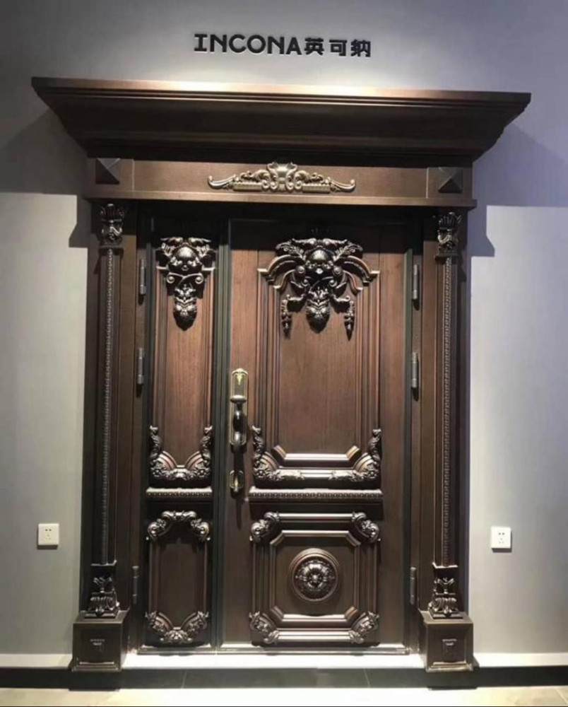 Turkey Luxury Palace Royal Pillar design Security Steel Door