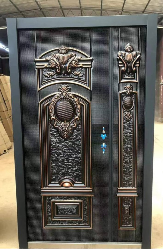 Cast Aluminum Security Double steel door