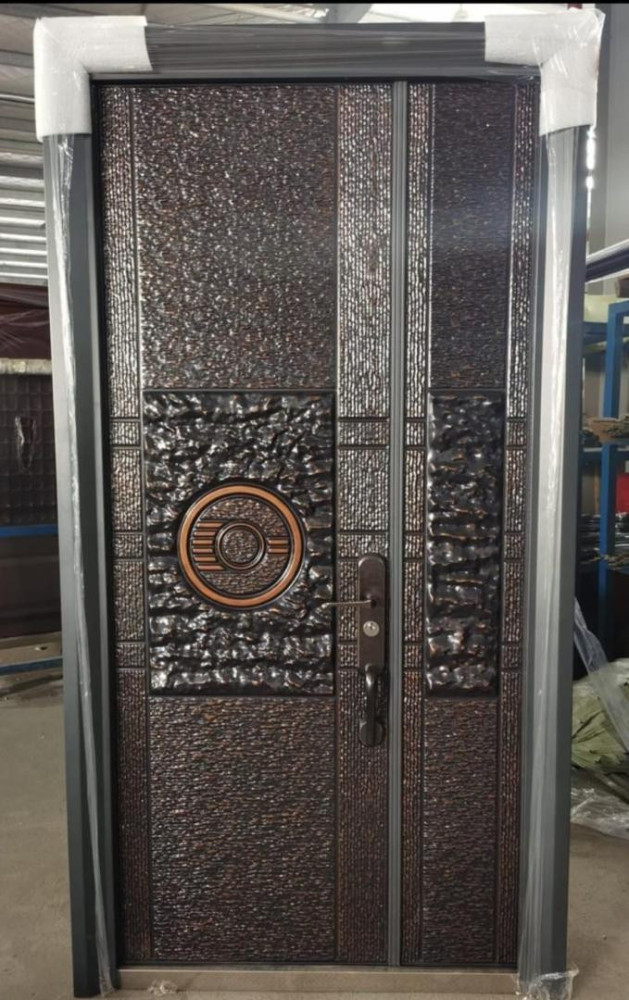 Cast Security Door likely made of copper or steel