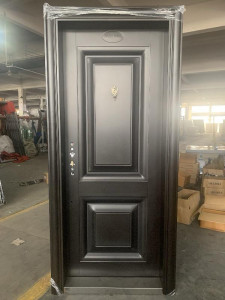 Black Steel Security Door likely German or Turkish model sold