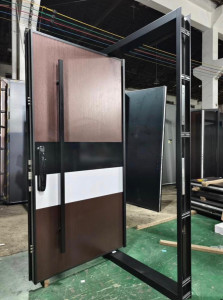 modern multi-color security steel door designed for luxury villas or residential main entrnace