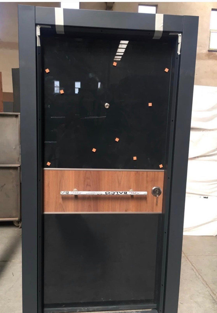 Turkish Steel Security Door featuring a triple lock system
