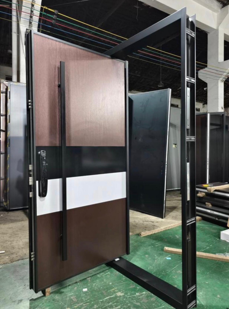 Turkish Security Door features a reinforced triple-lock system and is designed to provide high security and style for main entrance