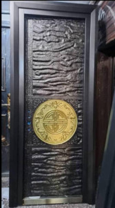 Copper cast Security semi bullet-proof door