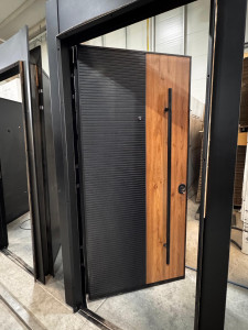 Modern White Steel Security Door