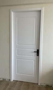 White HDF interior room door
