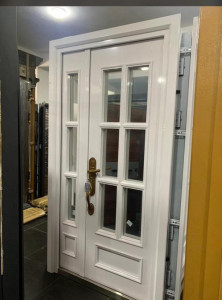 White French -style glass Security Door