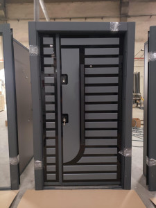 grey-coloured Turkish Luxury Security entrance door