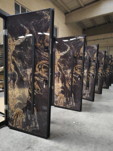 Luxury Exterior Entrances featuring a stone finish