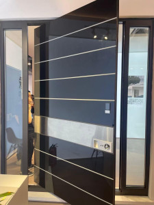 modern aluminum Pivot Entrance door