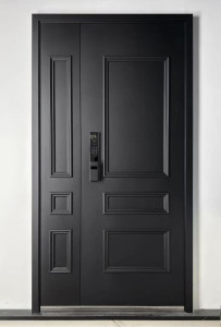 Modern Galvanised steel Security main entrance door