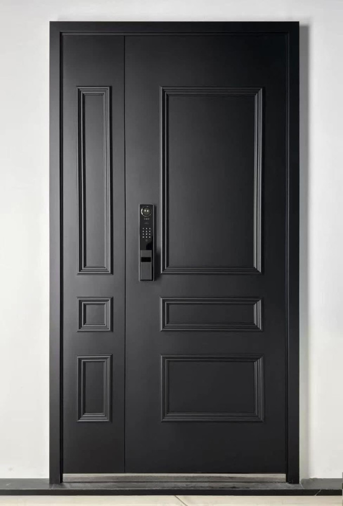 Modern Galvanised steel Security main entrance door