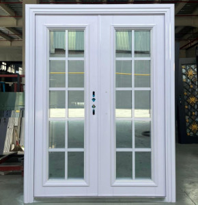 UPVC French Glass Security Door