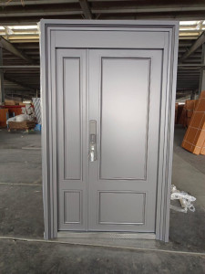Modern Steel Entry Door, likely the Venice model Gladiator Systens