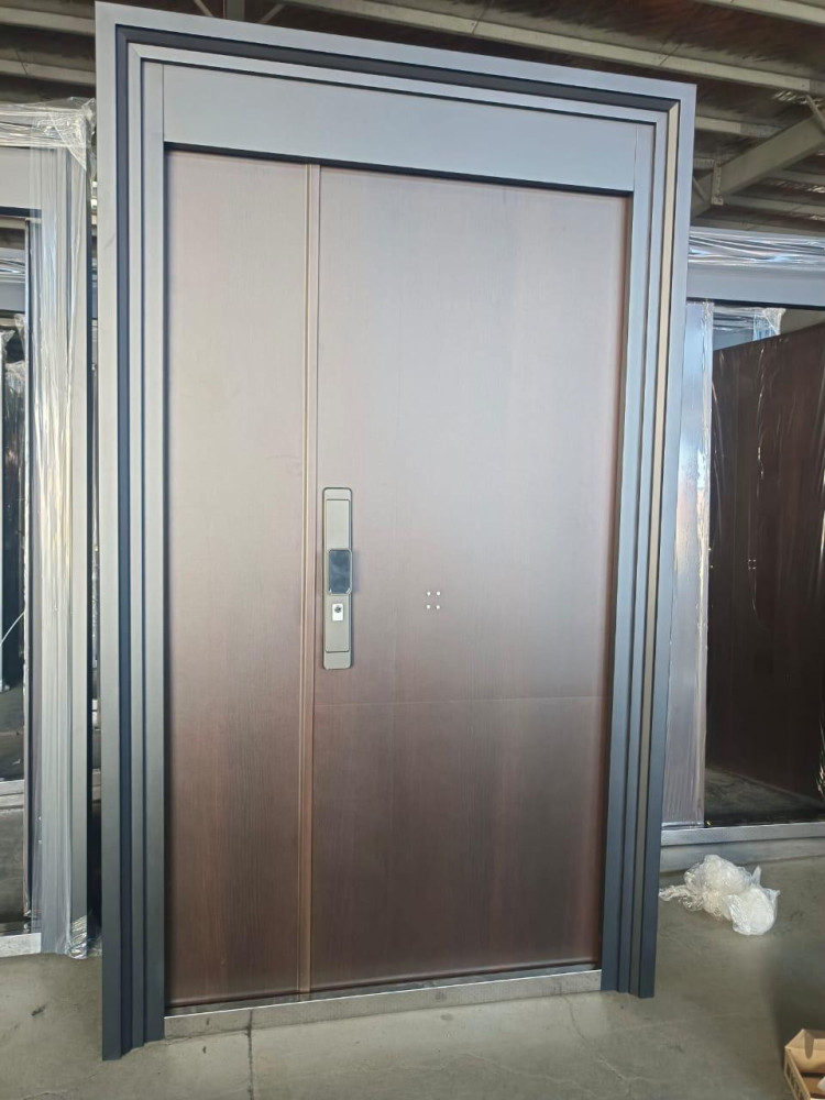 brushed copper finish Security Door 
