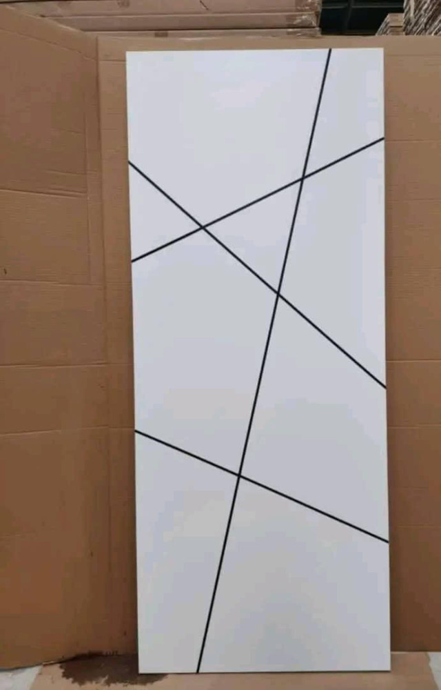 Modern White interior door 