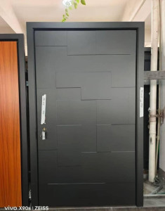 Pivot Wrought Iron Custom Exterior Door