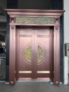 Copper Security Door, often marketed for villa entrances