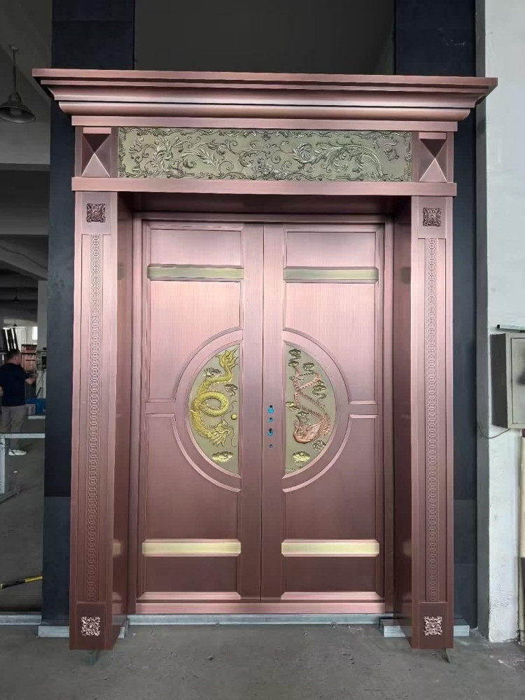 Copper Security Door, often marketed for villa entrances