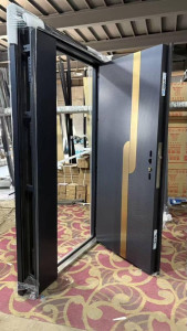 Turkish-style steel security door, often marketed for its luxury design and high safety features