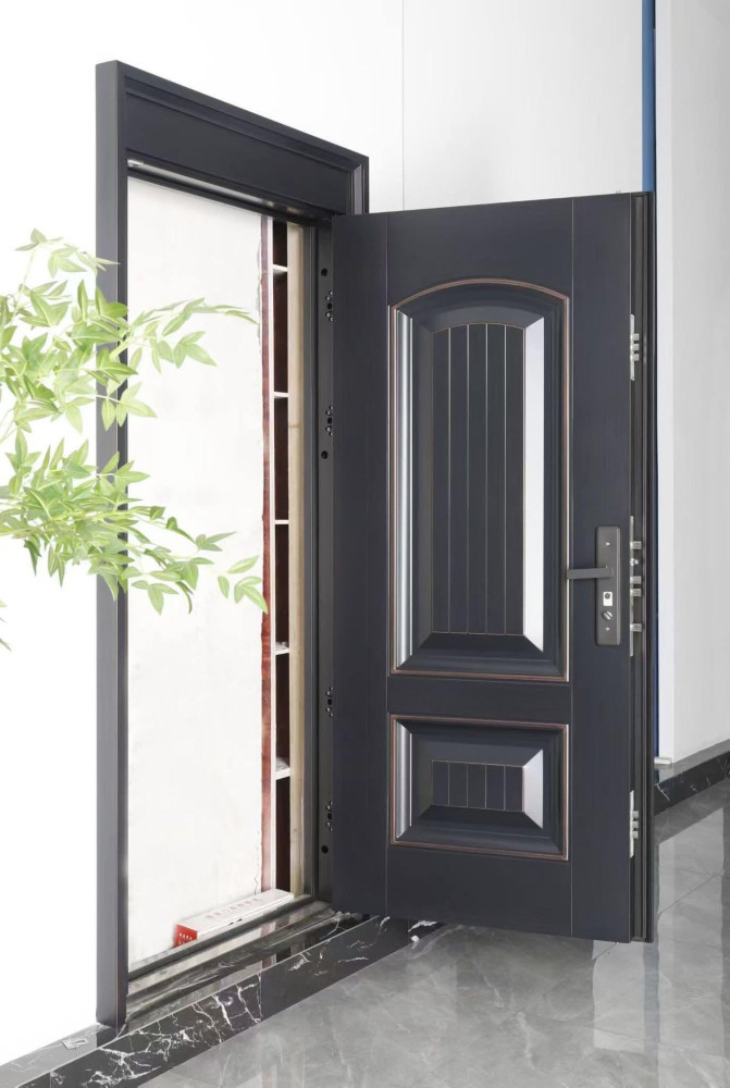 Metal Security Door designed for exterior house entrances