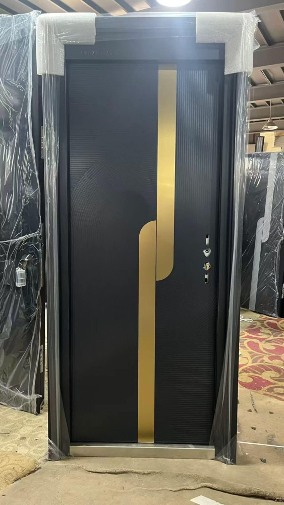 Turkish-style security door, often categorized as a luxurious brand bulletproof or non-bulletproof entrance door